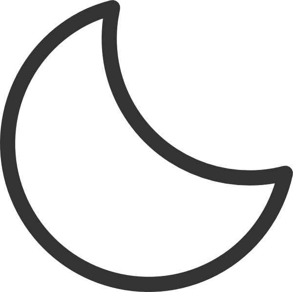 Pix For > Moon Black And White Clipart