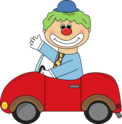 Clown in a Clown Car Clip Art - Clown in a Clown Car Image