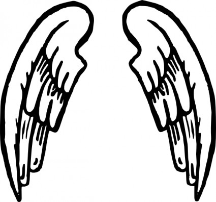 Angel Wings Tattoo clip art Vector clip art - Free vector for free ...
