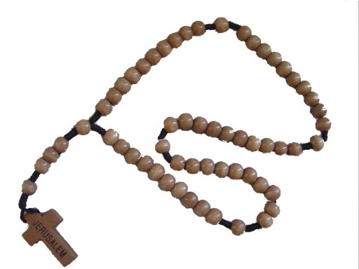 Olive wood beads rosary : Noel's Boutique aka MercyLink