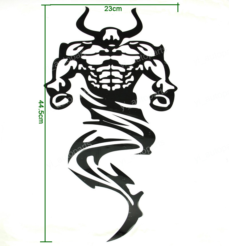 Car Front Hood Body Graphic Vinyl Sticker Decal Devils Evil Ghost ...