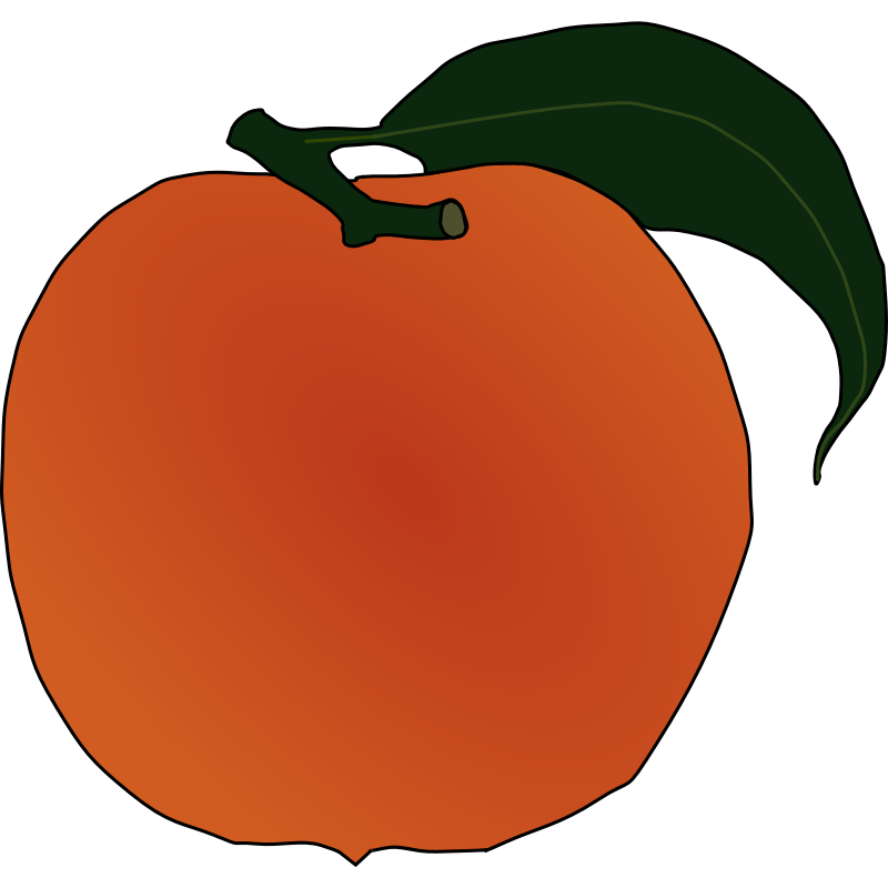 Clipart - Peach