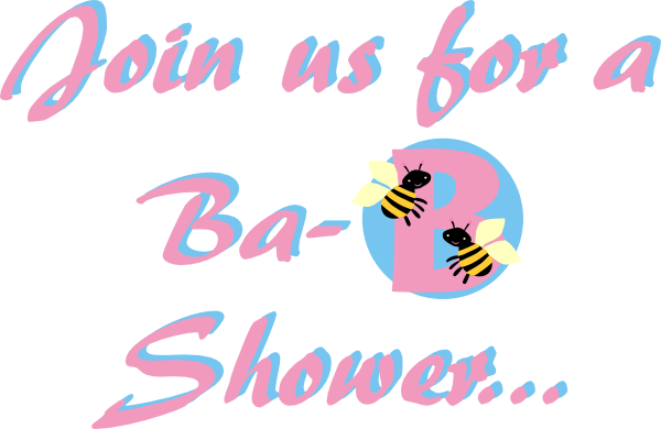 Baby Shower Invitation Clip Art at Clker.com - vector clip art ...
