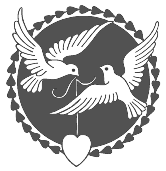 Free Valentine Doves Clipart, 1 page of Public Domain Clip Art
