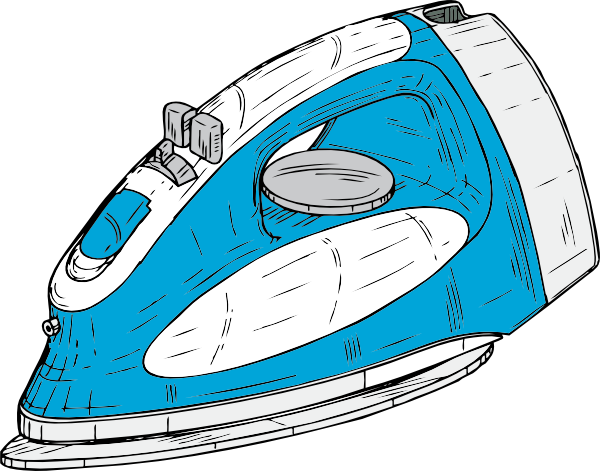 Clothes Iron clip art - vector clip art online, royalty free ...