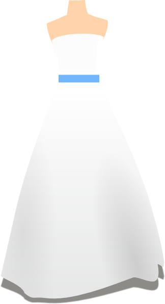 Cartoon Wedding Dresses - ClipArt Best