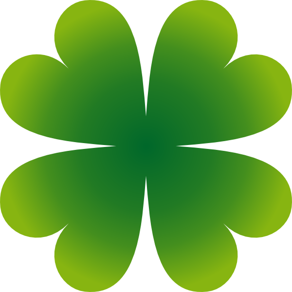 Pierig Four Leaf Clover clip art - vector clip art online, royalty ...