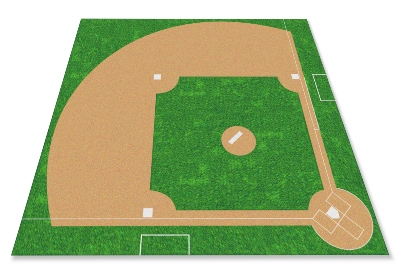 Baseball Field Rug | KidCarpet.com