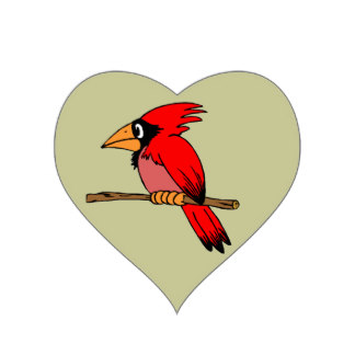 Cartoon Cardinal Bird Gifts - T-Shirts, Art, Posters & Other Gift ...