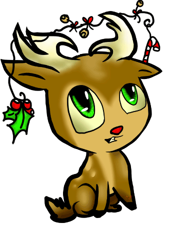 Christmas Cartoon Reindeer | quotes.