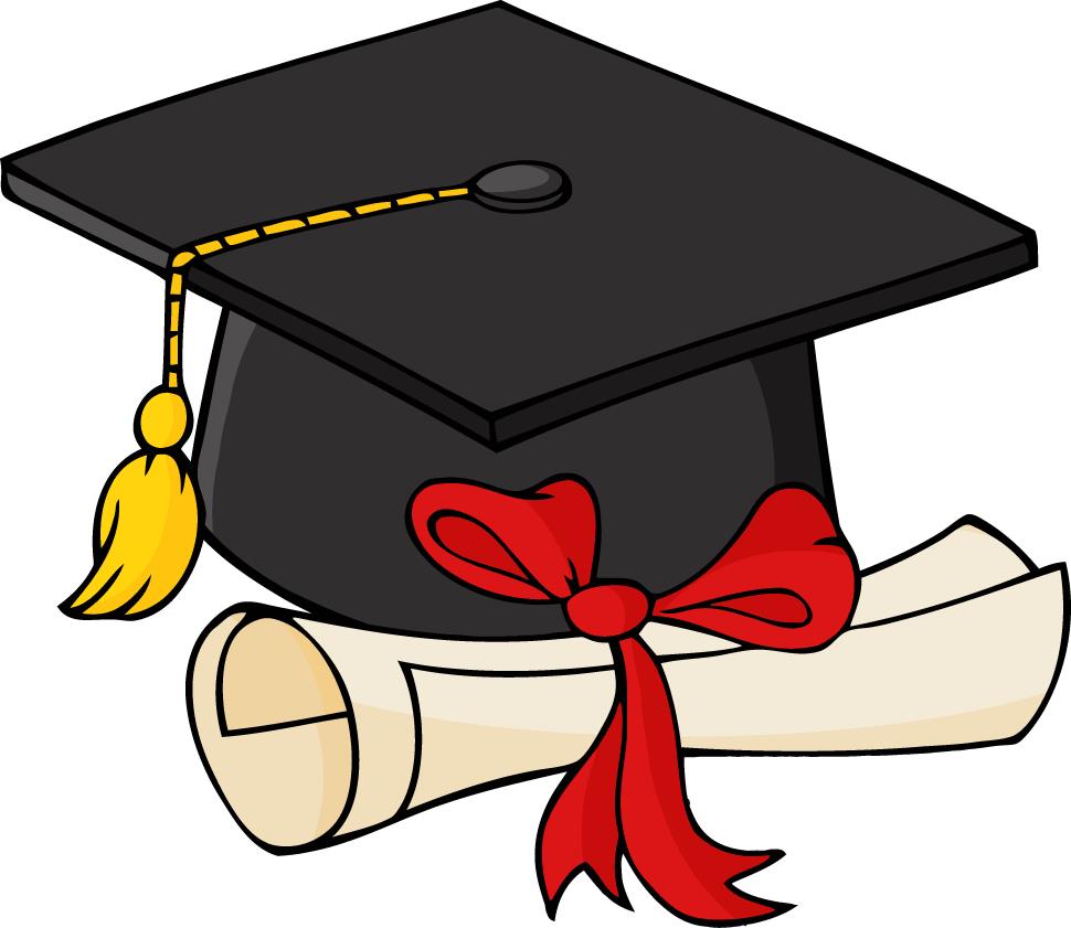 Graduation Cap And Diploma - Cliparts.co