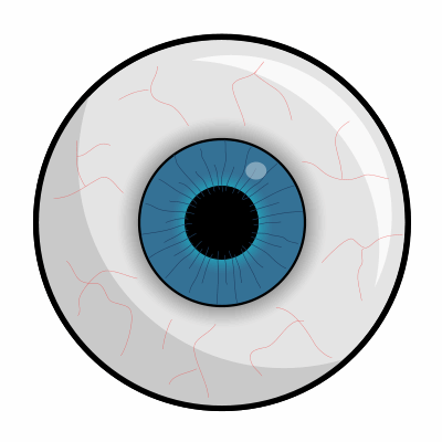 Drawing a cartoon eyeball