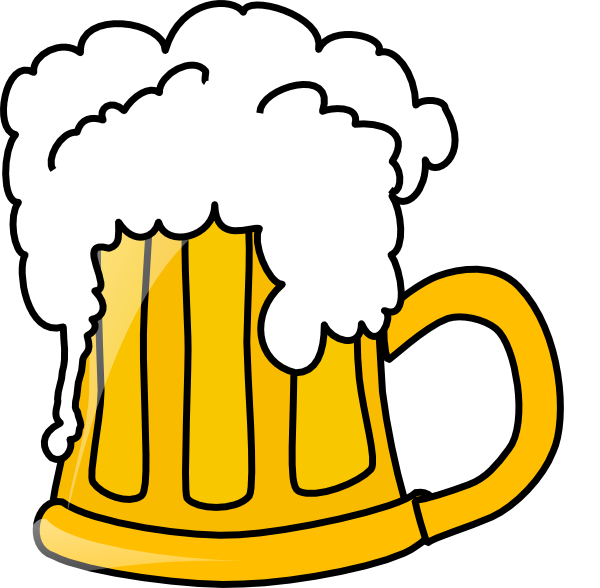 Beer.flowing clip art - vector clip art online, royalty free ...