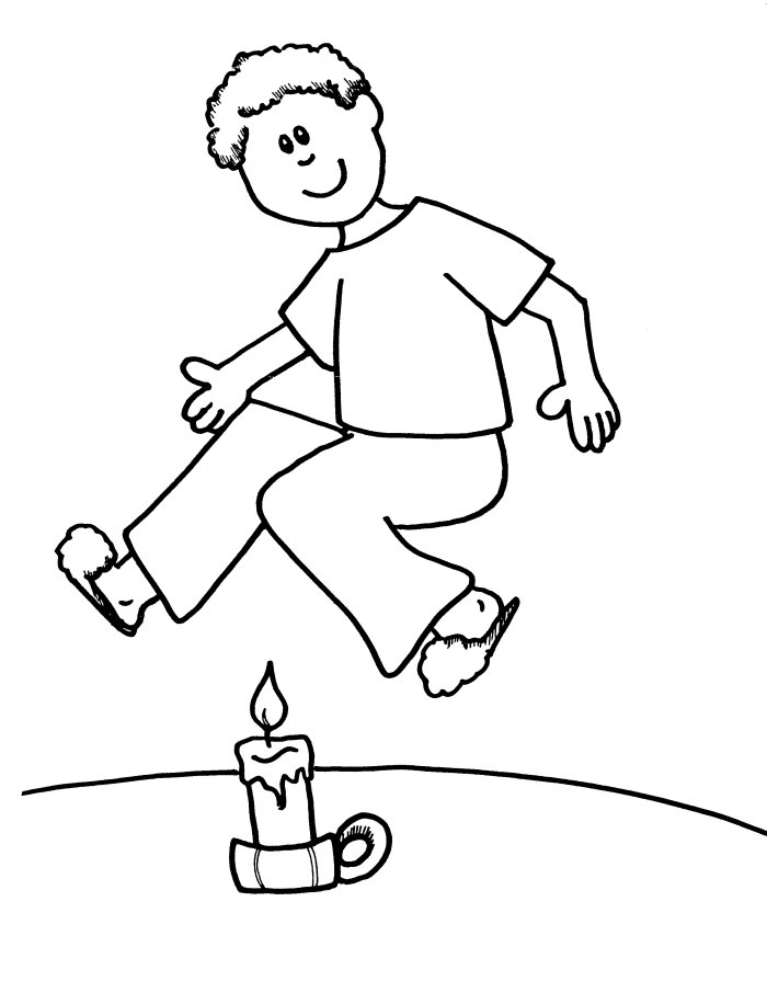 Outline Of A Person Coloring Page - AZ Coloring Pages