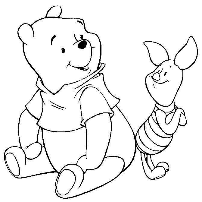 Coloring Pages Winnie the Pooh | Kids Online World Blog