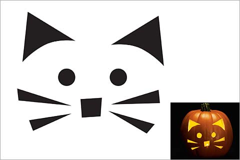 Cat Face Template - Cliparts.co