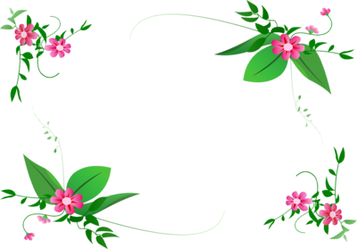 DeviantArt: More Like [RES] Flower Frame PNG by HanaBell1