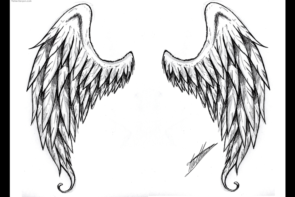 Wings Art For Tattoo Designs Hunter Picture #
