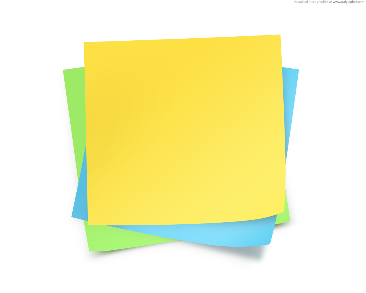 Paper notes template | PSDGraphics