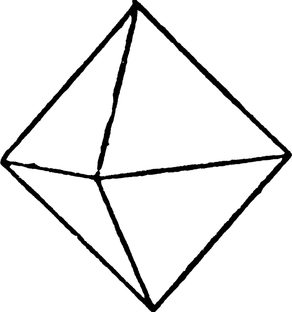 Octahedral Crystal | ClipArt ETC