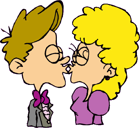 Cartoon Kissing Image - ClipArt Best