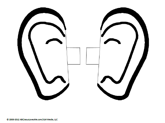 Listening Ears Template | Clipart Panda - Free Clipart Images