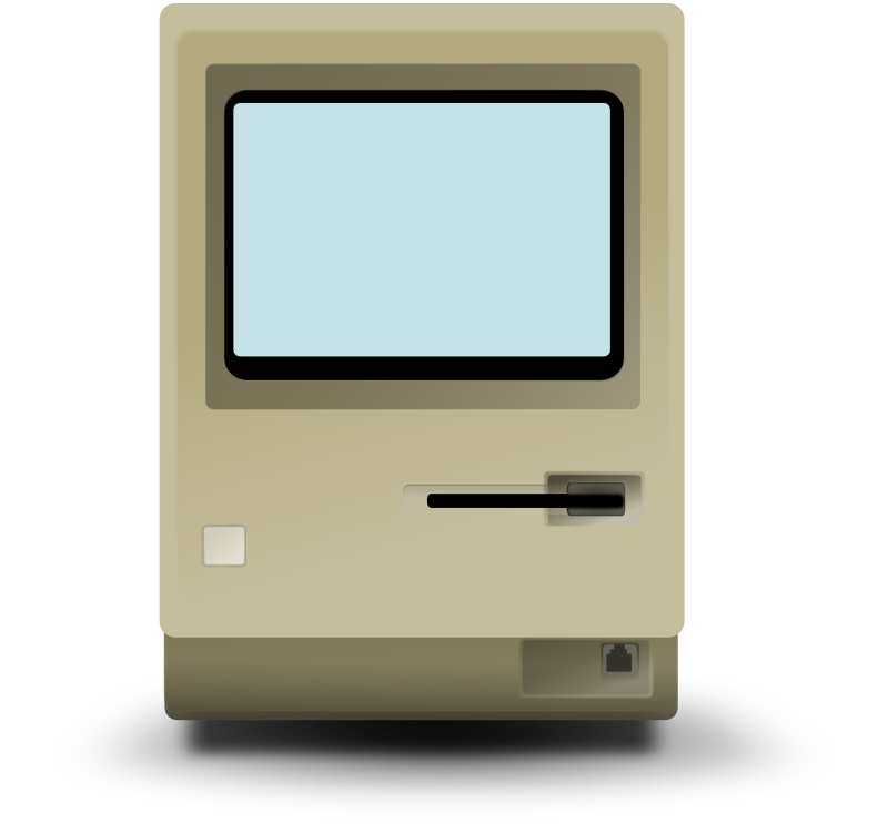 Clipart - Macintosh 128K - CPU only
