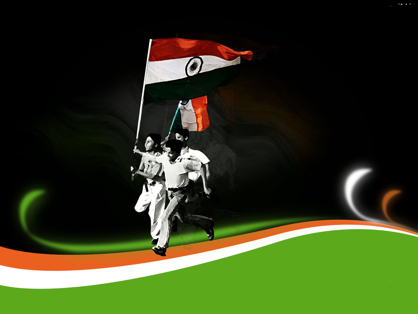 Indian independence day animated wallpapers with quotes for ...