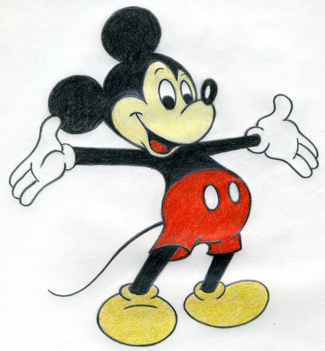 Draw Mickey Mouse