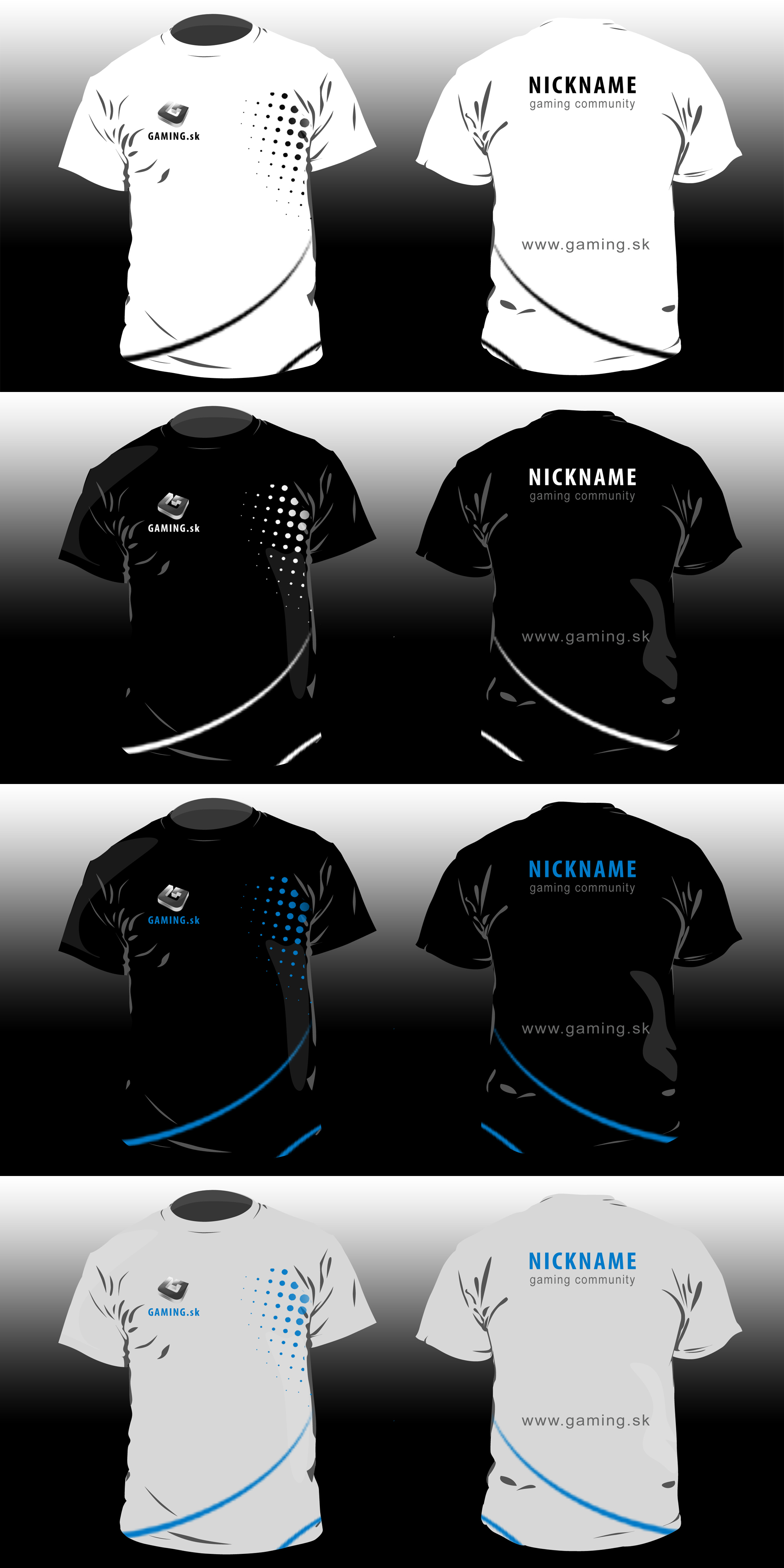 GAMING.sk SHIRT layout by swift20 on DeviantArt
