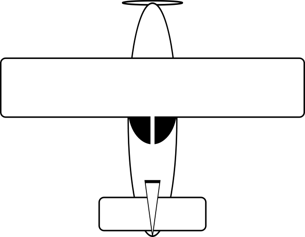 File:Airplane drawing.svg - Wikimedia Commons