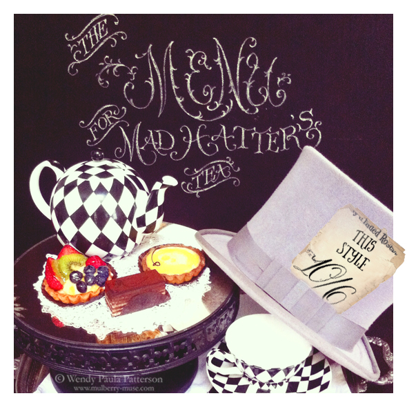Mulberry Muse » Mad Hatter's tea party