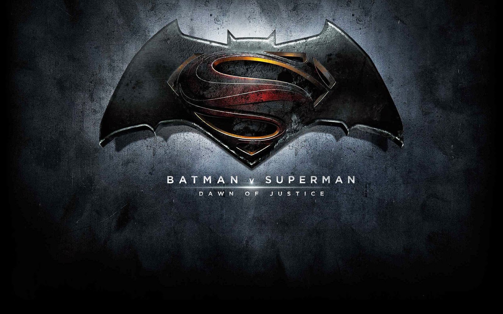 Batman vs Superman: At the dawn of justice Logo Official Wallpaper ...