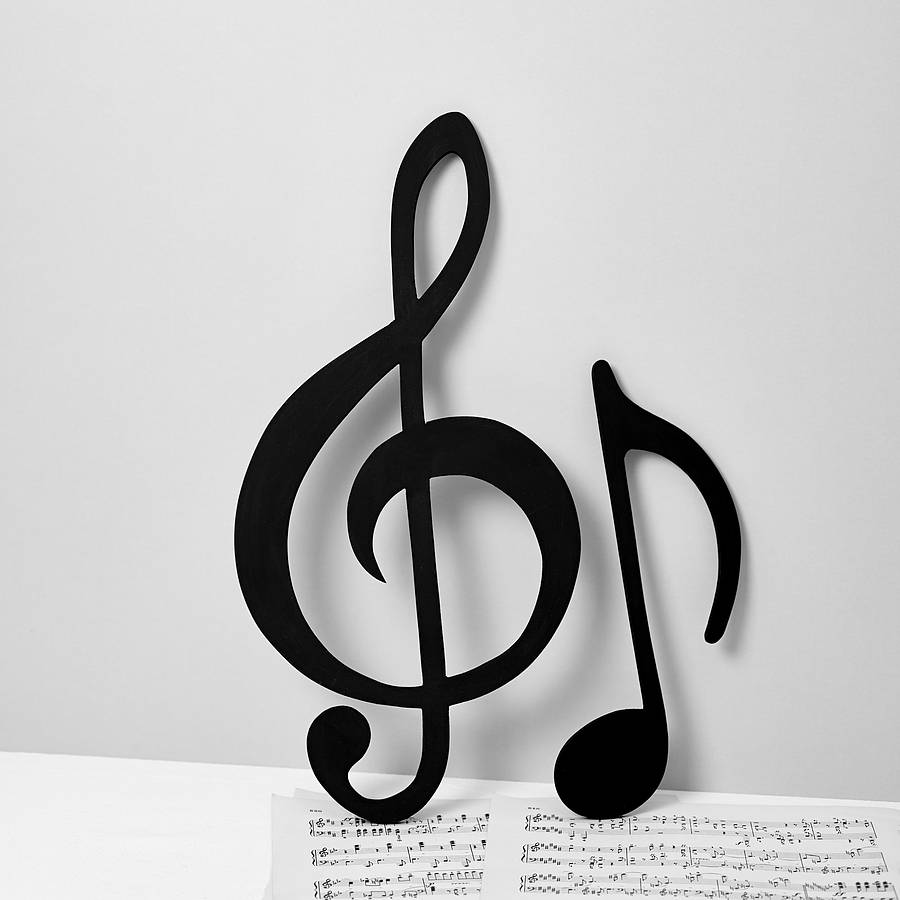 set of musical notes by altered chic | notonthehighstreet.com