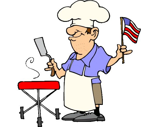 fourth of july clipart | Funny Patriotic Barbecue Guy free 4th of ...
