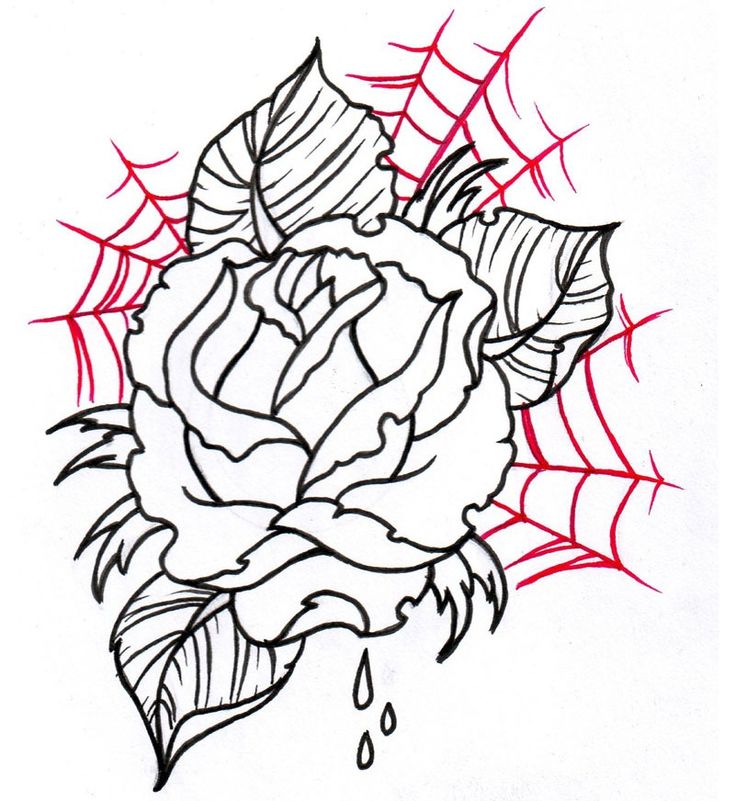 Flower tattoo design | Heart Tattoos | Pinterest
