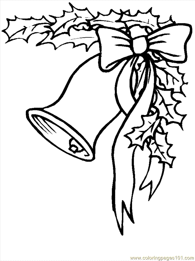 Coloring Pages Christmas Bells (2) (Cartoons > Christmas) - free ...