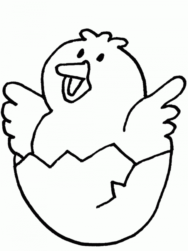2797 Cool Chick Animal Coloring Page For Kids Free 293827 Chicken ...