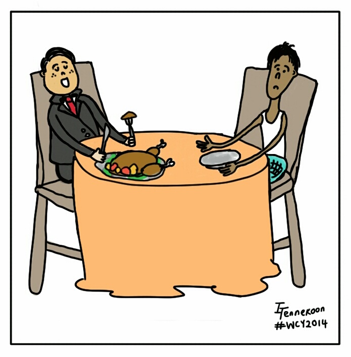 Eating Lunch with Fingers: Human Rights at WCY2014 • Official Blog ...