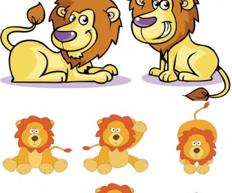 Cartoon lion vector | Vector Graphics Blog