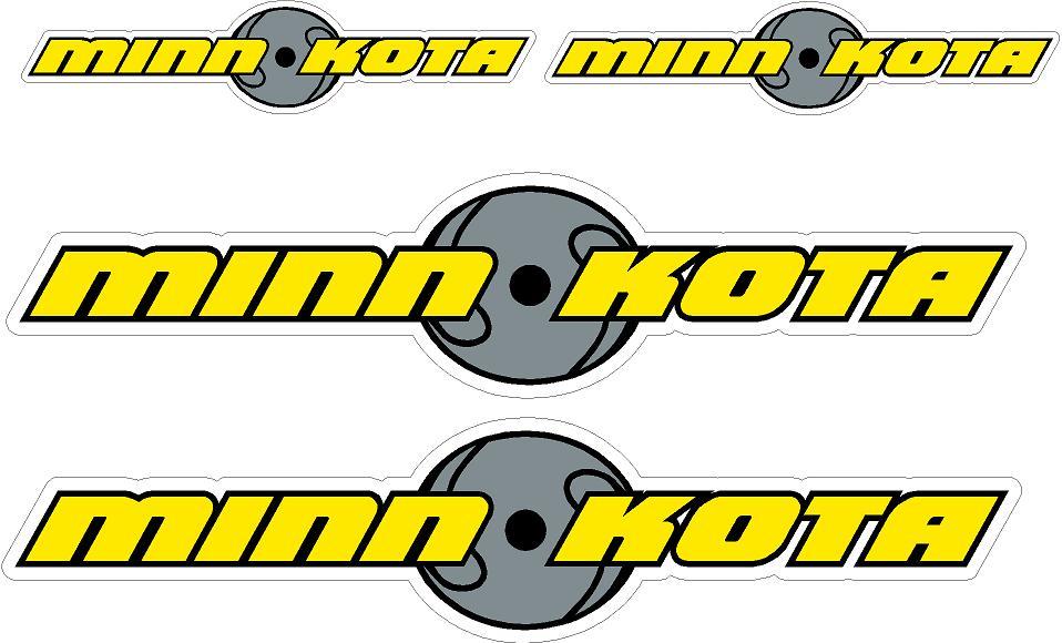 Minn Kota SET OF 4 Boat Decals Boat Decals | eBay