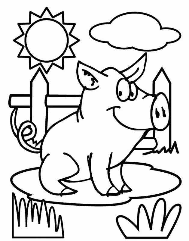 Coloring Pages Of Pigs | Best Coloring Pages
