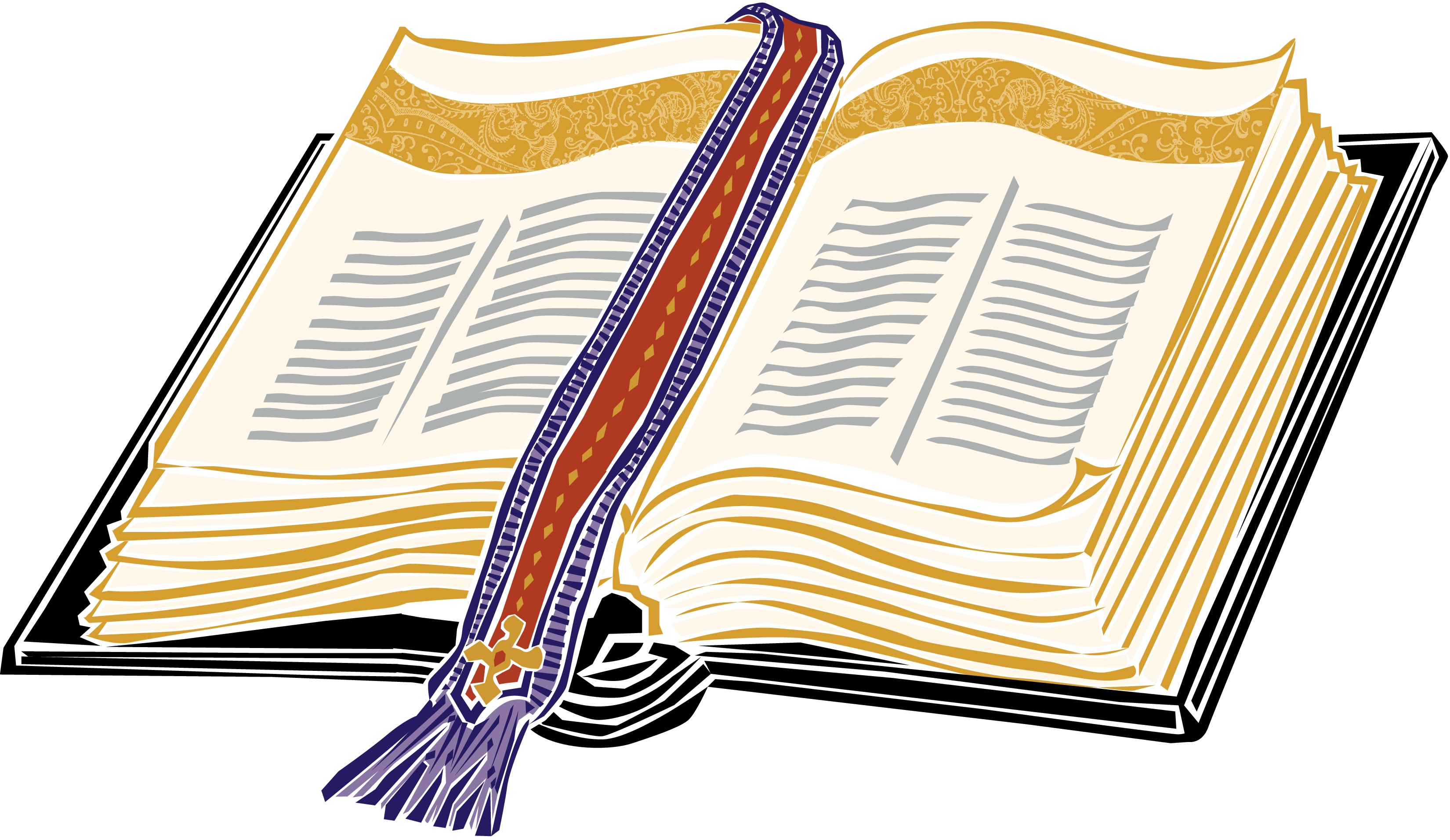 Images For > Holy Bible With Cross Clipart