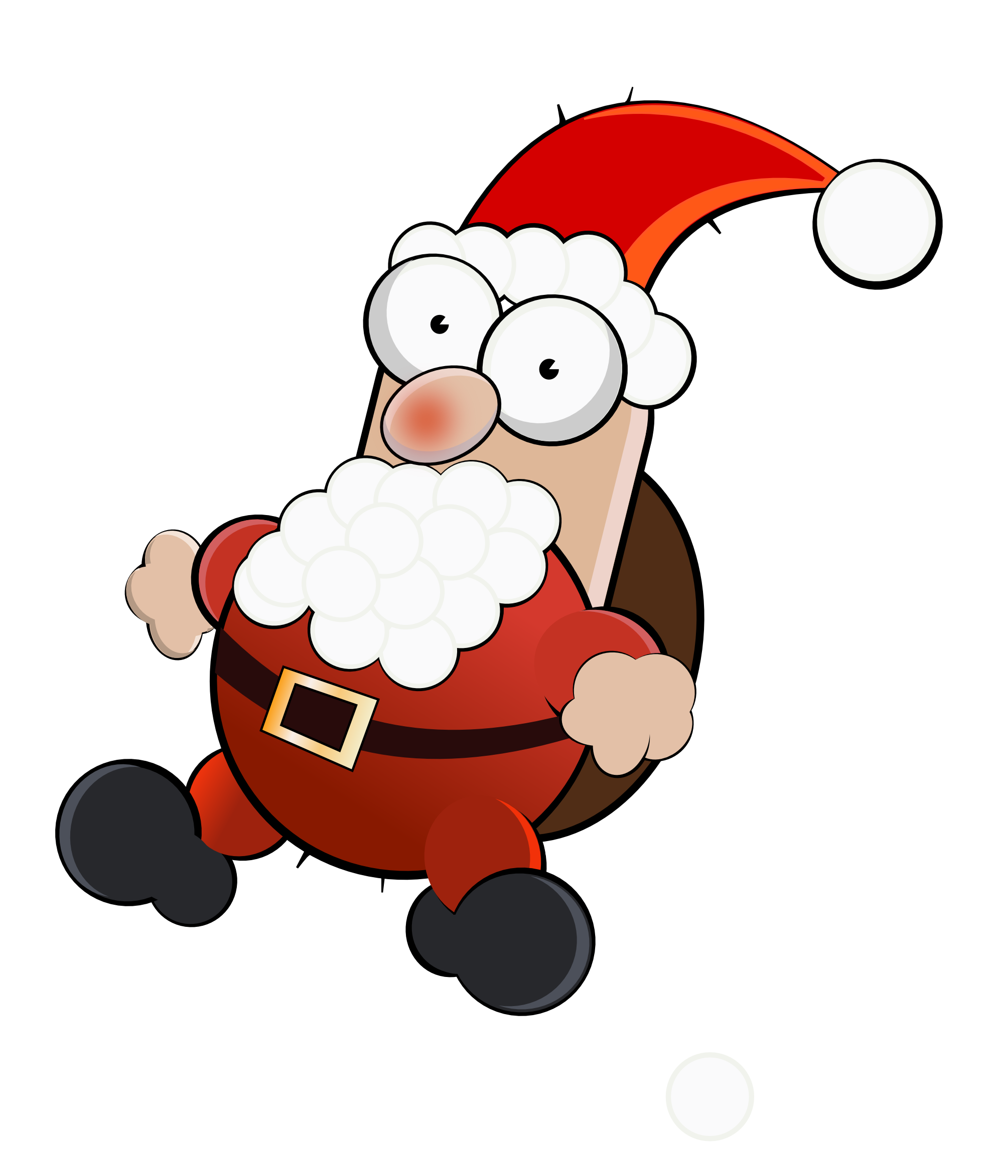 clipartist.net » Clip Art » Santa Crazy man Scalable Vector ...
