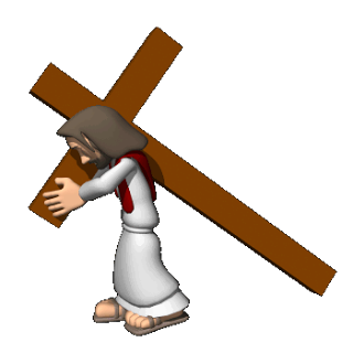 Jesus With Cross Clipart