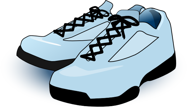 Tennis Shoes clip art - vector clip art online, royalty free ...