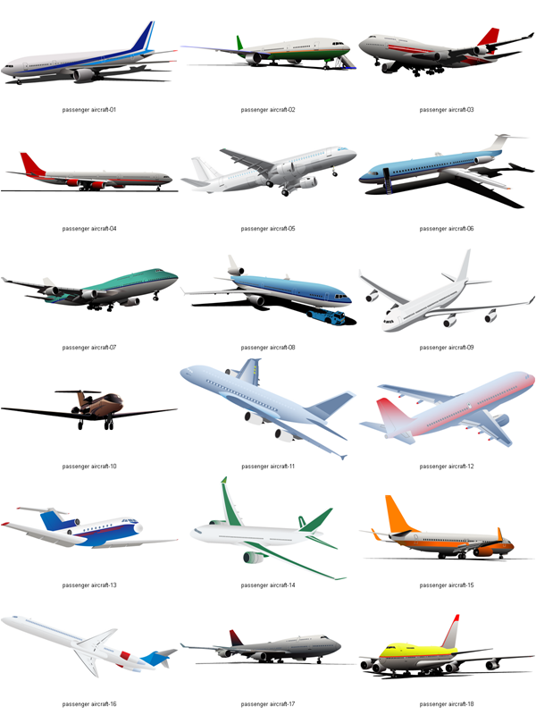 PASSENGER AIRCRAFT | VectorForAll