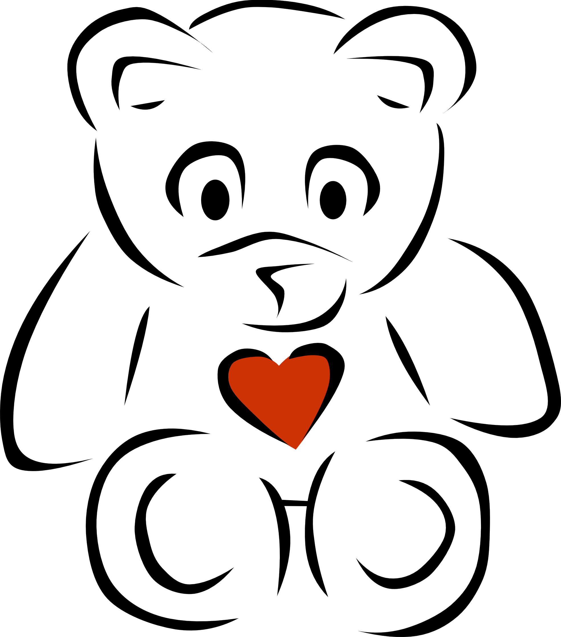 Heart Clip Art Black And White | Clipart Panda - Free Clipart Images