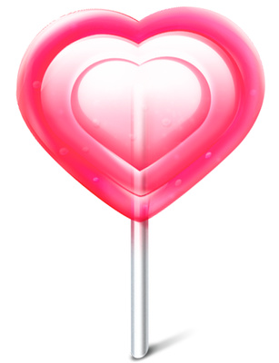 Heart Candy Clipart Valentine's Day Sweet Icon | Just Free Image ...