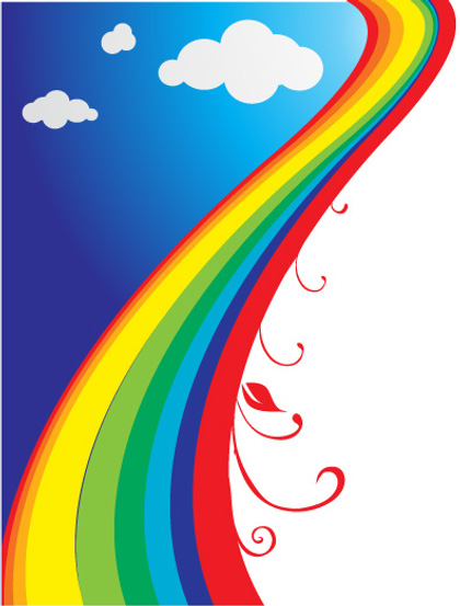 Cartoon Rainbows And Clouds Images & Pictures - Becuo